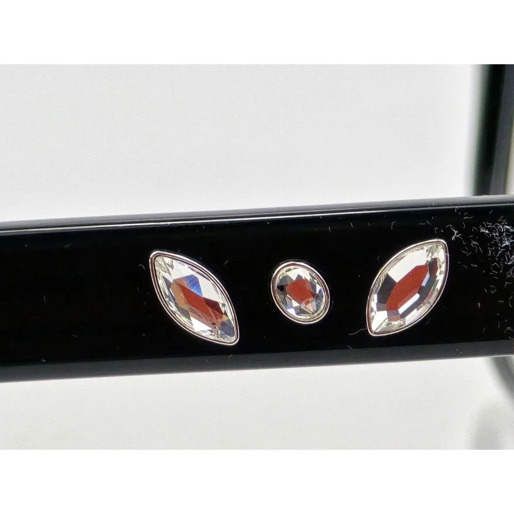 Swarovski SK2007 Eyeglasses Women 54mm Black Crystal Accents - New